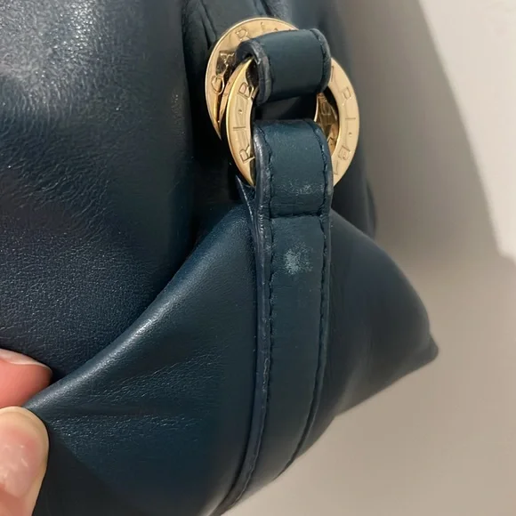 Teal Blue Bvlgari Chandra Bag - Picture 4 of 11